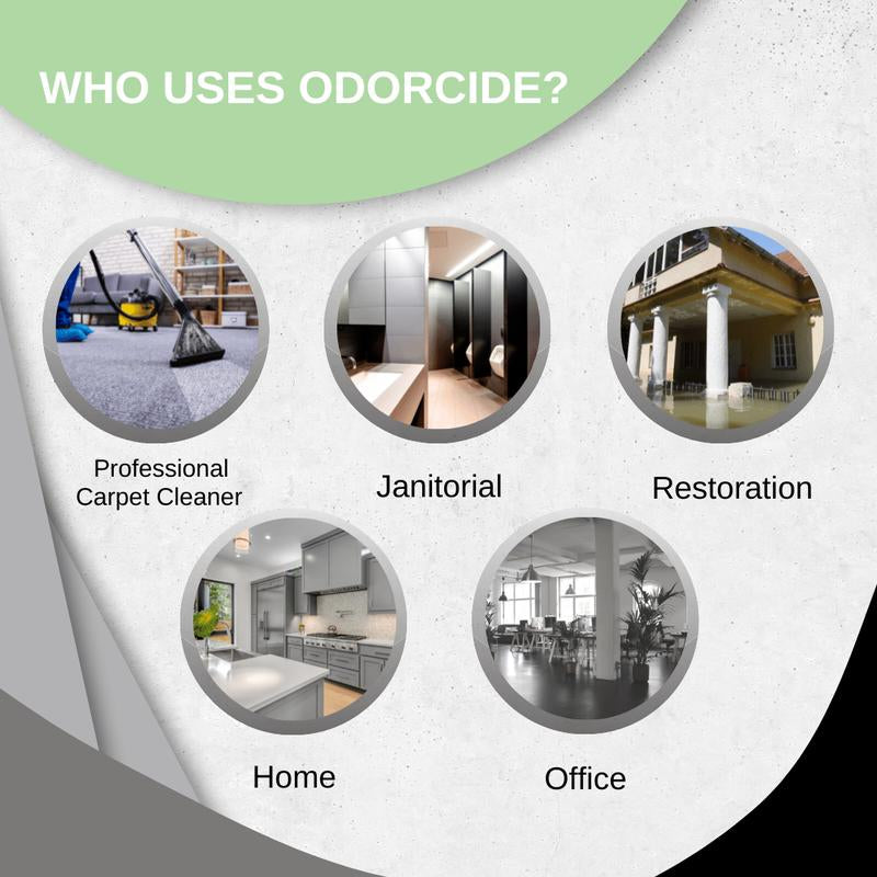 Odorcide Odor Eliminator Concentrate: Remove Strong Odor on Carpets, Hardwood & More - Smoke, Sweat & Pet Odor Eliminator 64 Oz and Gallon