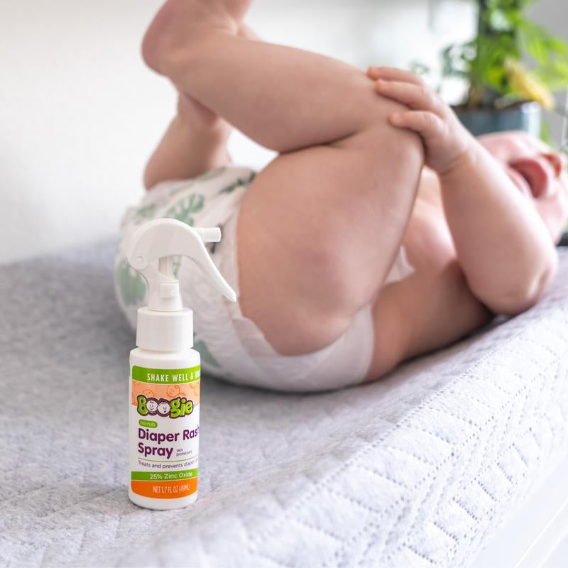 Boogie No-Rub Diaper Rash Spray - Treat & Prevent Diaper Rash with No Mess!