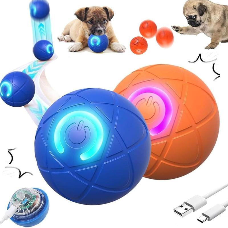 Vibrating Shaky Ball Toy for Dogs - Automatic Moving & USB Rechargeable Fun for All Breeds!