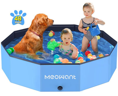 Meowant Foldable Dog Pool - Versatile Design for Outdoor Use in Various Environments #Cozyvibes #Petlife