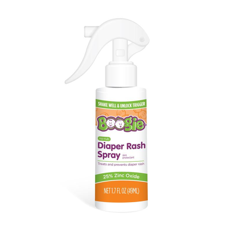 Boogie No-Rub Diaper Rash Spray - Treat & Prevent Diaper Rash with No Mess!
