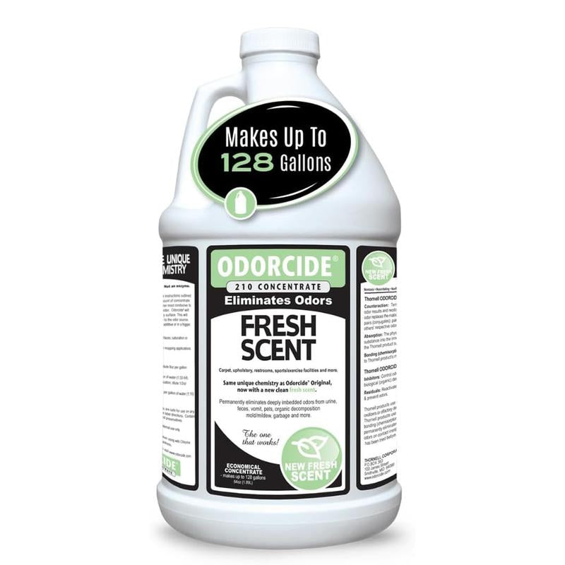 Odorcide Odor Eliminator Concentrate: Remove Strong Odor on Carpets, Hardwood & More - Smoke, Sweat & Pet Odor Eliminator 64 Oz and Gallon