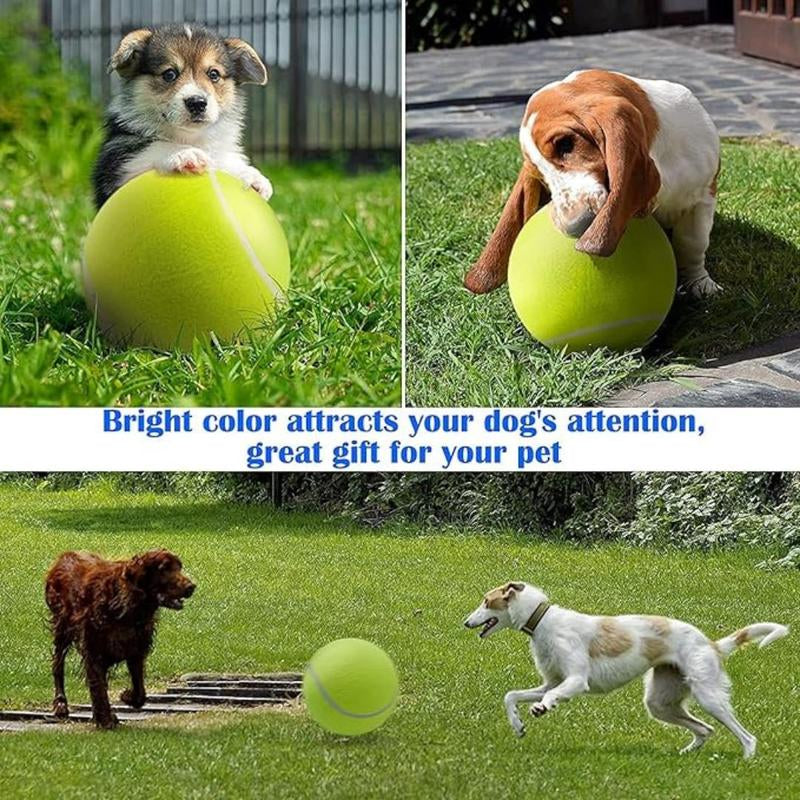 Tennis Ball Design Dog Toy, Pet Interactive Tennis Ball Toy, Pet Training Ball Toy, outside Pet Interactive Ball Toy for Dogs & Cats