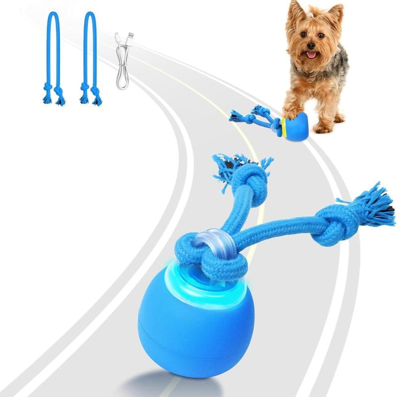 【Shipped from Usa】Outdoorfun Interactive Dog Toys Ball,Dog Enrichment Toy,Motion Activated Rolling Squeaky Ball for Small/Medium Dogs, Automatic Moving Dog Toy Wicked Ball for Boredom & Daily Training, USB Rechargeable Outdoor Fun Toy Puppy Dog Toys