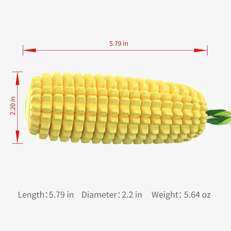 LADALADO Dog Chew Toys for Aggressive Chewers, Indestructible Tough Durable Squeaky Interactive Dog Toys, Puppy Teeth Chew Corn Stick Toy for Small Meduium Large Breed