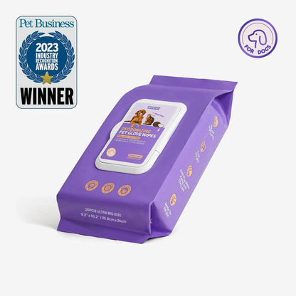 HICC PET Pet Glove Wipes，Freshening Grooming Dog&Cat Disposable 20Pcs Satisfied Gentle Fresh Breath Outdoor No-Clean Hypoallergenic Facial Pet Wipes Disposable No-Rinse Grooming Formulated for Dogs Petwipes Deodorizing Cleaner Cleaning #Cozyvibes #Petlife