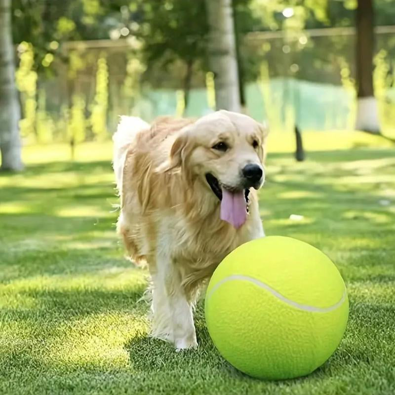 Tennis Ball Design Dog Toy, Pet Interactive Tennis Ball Toy, Pet Training Ball Toy, outside Pet Interactive Ball Toy for Dogs & Cats