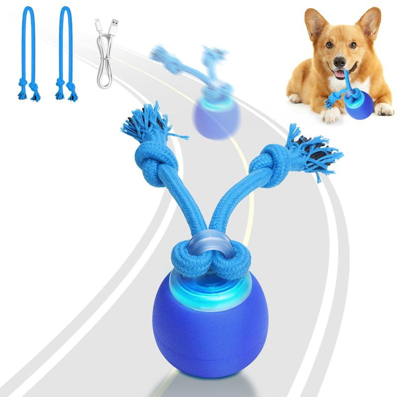 【Shipped from Usa】Outdoorfun Interactive Dog Toys Ball,Dog Enrichment Toy,Motion Activated Rolling Squeaky Ball for Small/Medium Dogs, Automatic Moving Dog Toy Wicked Ball for Boredom & Daily Training, USB Rechargeable Outdoor Fun Toy Puppy Dog Toys