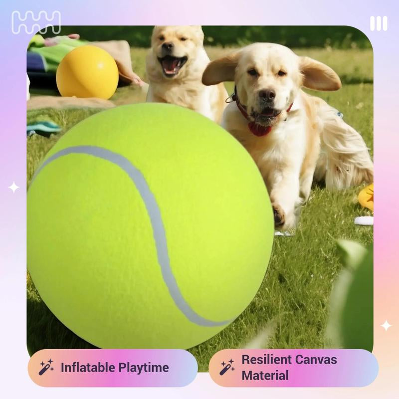Tennis Ball Design Dog Toy, Pet Interactive Tennis Ball Toy, Pet Training Ball Toy, outside Pet Interactive Ball Toy for Dogs & Cats
